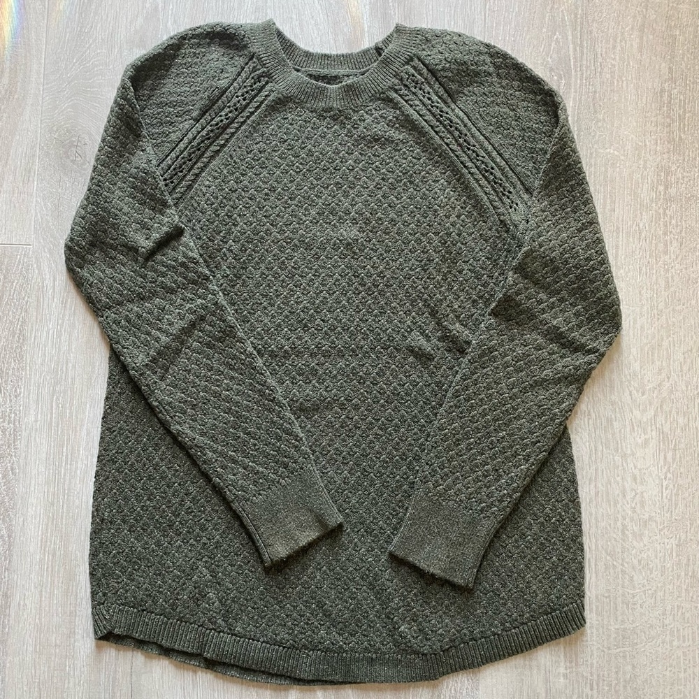 Loft Shimmer Diamond Textured Sweater